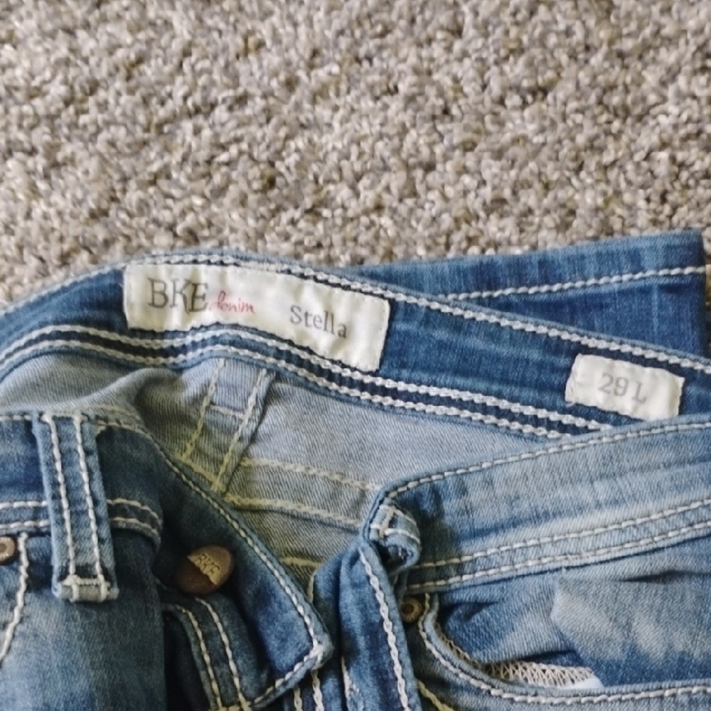 BKE Blue Skinny Jeans Classic Denim Style